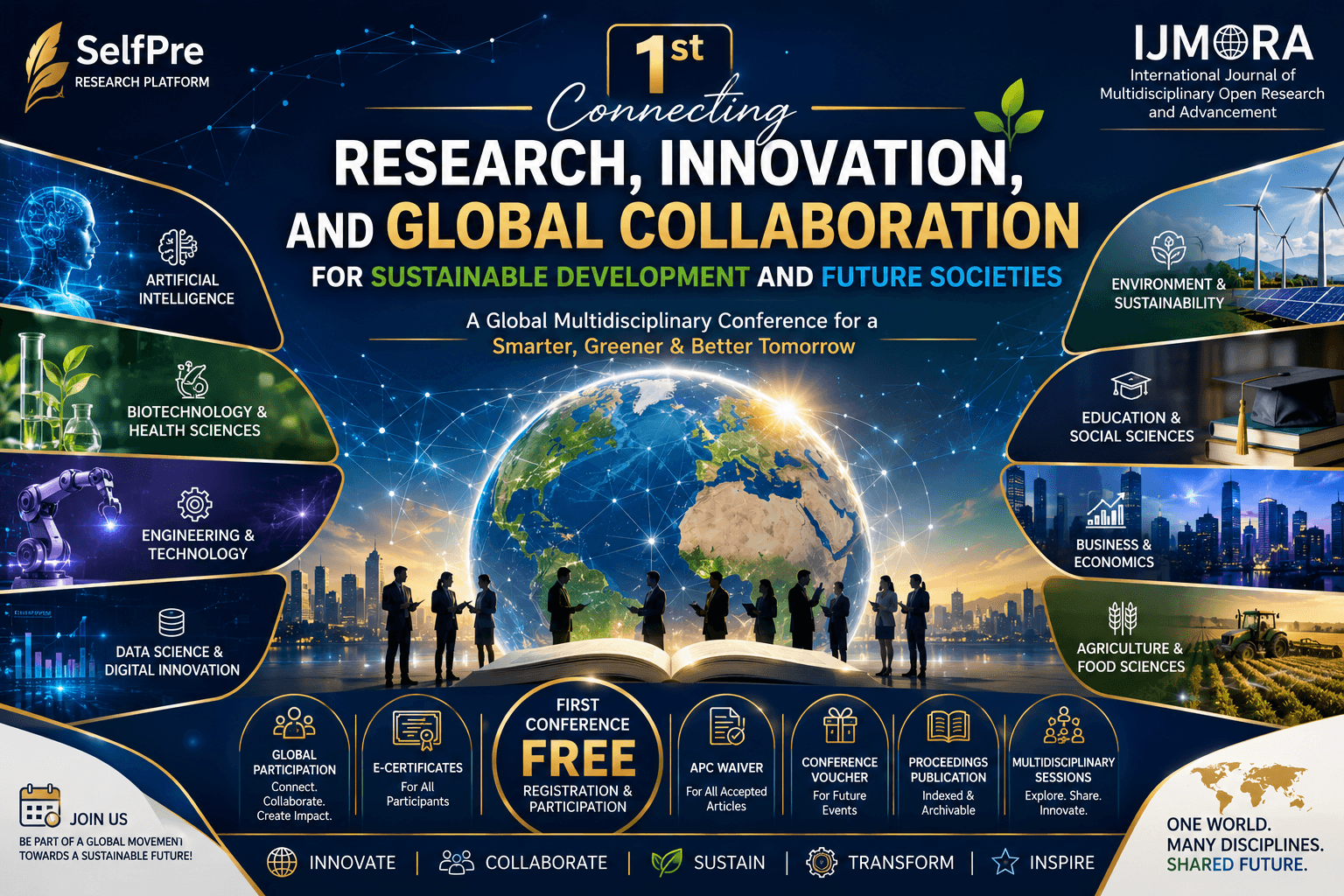 1st Connecting Research, Innovation, and Global Collaboration for Sustainable Development and Future Societies (CRIGC 2026)